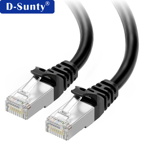 สายแลน OEM ทองแดงเปลือย Cat5E CAT6 CAT6A คุณภาพพรีเมียม แบบ SFTP ป้องกันสัญญาณรบกวน  หุ้ม PVC สายอีเธอร์เน็ต 26AWG ความยาว 1 ม./5 ม./100 ม. - Product Image 4