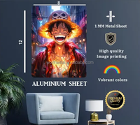 Vente en gros Feuille de sublimation en aluminium A3 A4 Ébauches d'aluminium en métal de sublimation blanc très brillant