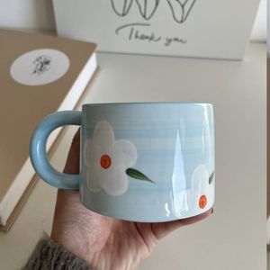 แก้วกาแฟเซรามิกพอร์ซเลนลายดอกไม้ปรับแต่งได้ - ของขวัญส่งเสริมการขายสำหรับธุรกิจ ใช้กับเครื่องชงกาแฟเอสเพรสโซได้ ใช้กับเครื่องล้างจานและไมโครเวฟได้ ปรับแต่งได้ - Product Image 5