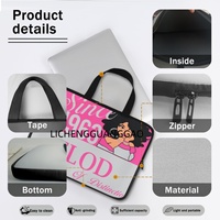Sac d'ordinateur portable pour le bureau, thème Sorority TOP LADIES OF DISTINCTION TLOD, fournitures de bureau, vente en gros, personnalisable