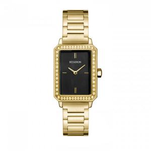 Reloj de Pulsera de Cuarzo Cuadrado de Acero Inoxidable para Mujer, Elegante, Casual, Minimalista, de Lujo, con Diamantes - Product Image 1