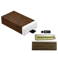 Diffuseur d'arôme pour voiture avec logo personnalisé désodorisant en bois naturel pour voiture parfum de voiture de luxe aromathérapie