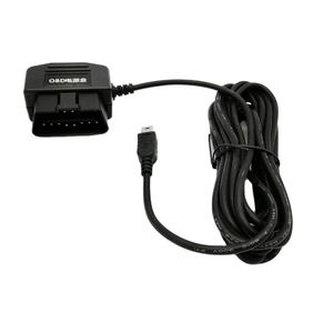 OBD2 автомобильный зарядный кабель OBD2 16pin к <span class=keywords><strong>USB</strong></span> <span class=keywords><strong>Mini</strong></span> <span class=keywords><strong>USB</strong></span> для Android телефон DVR цифровая видеокамера GPS - Product Image 1