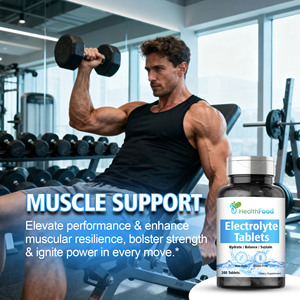 Private Label Electrolyte Tablets for Magnesium Enhance Muscular Resilience Daily Electrolyte <b>Supplement</b> - Product Image 4