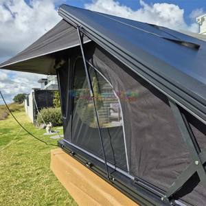 Tienda de Campaña Plegable para Techo de Auto, para Todas las Estaciones, para 2-3 Personas, con Apertura Lateral, para Campamento y Viajes, con Carcasa Rígida - Product Image 1