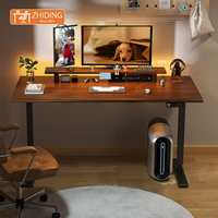 Mécanismes de hauteur de table réglable à moteur unique avec deux pieds table de bureau réglable en hauteur