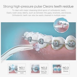 Irrigador <span class=keywords><strong>Bucal</strong></span> Eléctrico Portátil Recargable Inalámbrico, Resistente al <span class=keywords><strong>Agua</strong></span> IPX7, 10 Niveles de Presión, Boquilla de 360°, Tanque Desmontable - Product Image 4