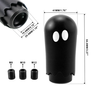 หัวเกียร์ Muge Racing Ghost รุ่น M8 M10 M12 สำหรับรถยนต์ทั่วไป น้ำหนักเบา ผลิตจากพลาสติกและอะลูมิเนียม - Product Image 1