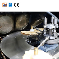Machine automatique à gaufrettes en acier inoxydable, équipement industriel, contrôle PLC, écran tactile pour la transformation alimentaire