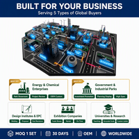 Proveedor de Maquetas a Escala de Estaciones Centrales de Almacenamiento de Energía OEM ODM
