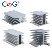 Radiateur en aluminium à trois phases, pour dissipateur thermique 40AA, relais à l'état solide, 10a, 25a, 40a, contrôle AC, SSR 220v AC
