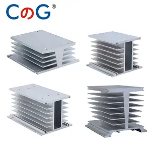 Solid State Relay CG 10A 25A 40A AA 3 Phase SSR AC Control AC Aluminum Radiator For 40AA Heat Sink SSR 220VAC To AC Sink Solid State Relay