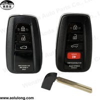 Coque de clé de voiture intelligente à 3 boutons, remplacement de coque de clé de véhicule pour Toyota