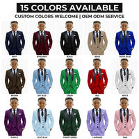 Ensemble 3 pièces de smoking pour garçons : veste en satin à revers châle, gilet et pantalon – Costume formel pour mariage, fête ou bal de promo pour enfants – Vente en gros OEM