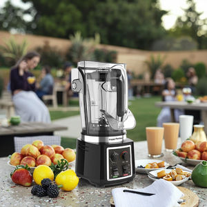 HappyPartner KFS-305A 800W Appareil Électrique de Cuisine Mixeur à Vitesse Variable 6 Lames Commandes à Bouton pour Utilisation Extérieure - Product Image 1