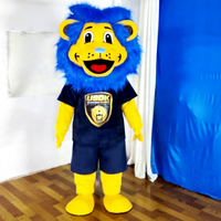 Mascotte de fête Sports Maillots de dessin animé sur le thème Mascottes Lion Costumes pour adultes