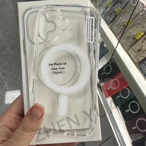 Funda Transparente para Teléfono con Carga Inalámbrica TPU PC para iPhone 17, Carcasa Magnética Antigolpes para iPhone 14 15 16 17 Pro Max - Product Image 2