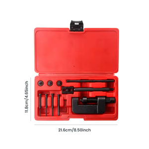 Kit de débrassage de chaîne Podofo 13 pièces avec coupe-chaîne, riveteuse et outil de rivetage, avec mallette de transport pour moto, VTT et vélo - Product Image 5