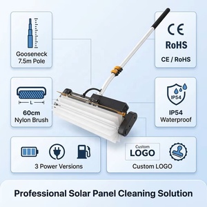 Robot de nettoyage à eau XYT avec <span class=keywords><strong>moteur</strong></span> sans balais X5, brosse rotative de 5,5 m pour le nettoyage des panneaux solaires - Product Image 4