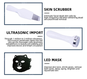 Máquina de Belleza 7 en 1 para Rejuvenecimiento de la Piel, Microdermoabrasión Blanca, para una Piel Limpia, Exfoliación y Mejora de la Absorción - Product Image 6