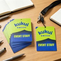 Tarjeta de Identificación con Foto NFC Mini Tag para Empleados/Personal/Estudiantes con Cordón Personalizado para Membresía, Eventos VIP, Uso Promocional