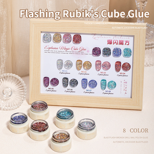 Miss Gooey 10ml Glitter Gel Vernis À Ongles Bord Modification Couleurs Tout pour <span class=keywords><strong>Manucure</strong></span> <span class=keywords><strong>Semi</strong></span> <span class=keywords><strong>Permanent</strong></span> Soak Off Nail Art Vernis - Product Image 2