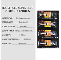 Super colle transparente 502 cyanoacrylate