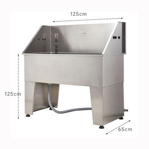 Bañera de Acero Inoxidable Totalmente Soldada <span class=keywords><strong>CIDON</strong></span> 107L para Perros Grandes - Product Image 5