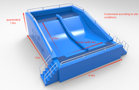 Machine de simulation personnalisée ASNL-1004 machine de surf à simulation de flux contrôlable sur une machine de planche de surf