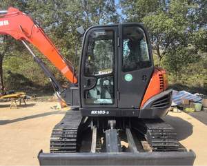 Excavatrices Kubota KX185 d'occasion haute performance, excavatrices 8T d'occasion, machines hydrauliques fabriquées au Japon, avec accessoire de pouce - Product Image 2