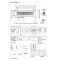 Layar LCD 16X2 dengan Panel Besar 14 Pin, Layar Karakter 2x16 1602 STN Mode Biru Negatif 5V /3V Antarmuka Paralel 4/8bit