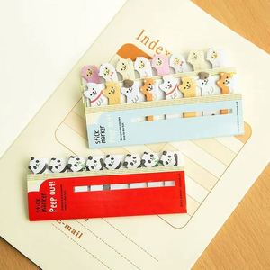 Cute Animal Cartoon Portable Memo Pads Colorful Bookmarks Sticky Notes Creative <b>Journal</b> Office Supplies for Note-Taking - Product Image 5
