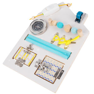 Tablero de madera para <span class=keywords><strong>enseñanza</strong></span> Montessori para niños, juguete de actividades sensoriales, educativo - Product Image 1