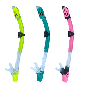 SNK200 su geçirmez silikon yetişkin şnorkel ekipmanları kuru dalış solunum tüpü kuru dalış şnorkel tüplü dalış ekipmanları - Product Image 1