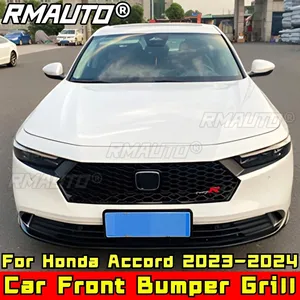 ชุดแต่งรอบคันสำหรับ Honda Accord 2023-2024 กระจังหน้าสีดำเงา สไตล์ TYPER กระจังหน้ารถยนต์ อุปกรณ์ตกแต่งรถยนต์ - Product Image 1