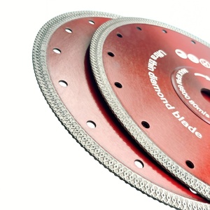 Lame de coupe turbo en maille filetée Net X de qualité stable, directement de l'usine, 230 180 125 115 mm, pour découpe à sec et humide de carreaux, céramique et granit, sans éclats - Product Image 3