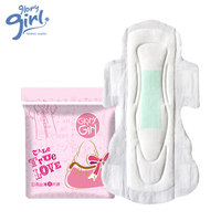 Disesuaikan harga langsung pabrik grosir Ultra lembut 100% bantalan menstruasi katun wanita memakai pembalut wanita