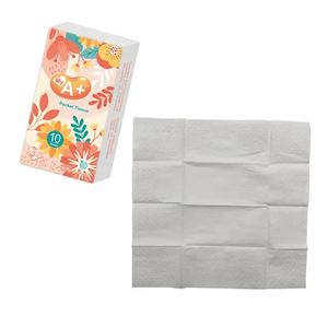 Fazzoletti di Carta per il Viso in Pura Cellulosa, Formato Tascabile, Personalizzabili con Logo, Monouso, 3 Veli, Confezione in Sacchetti di Carta - Product Image 2