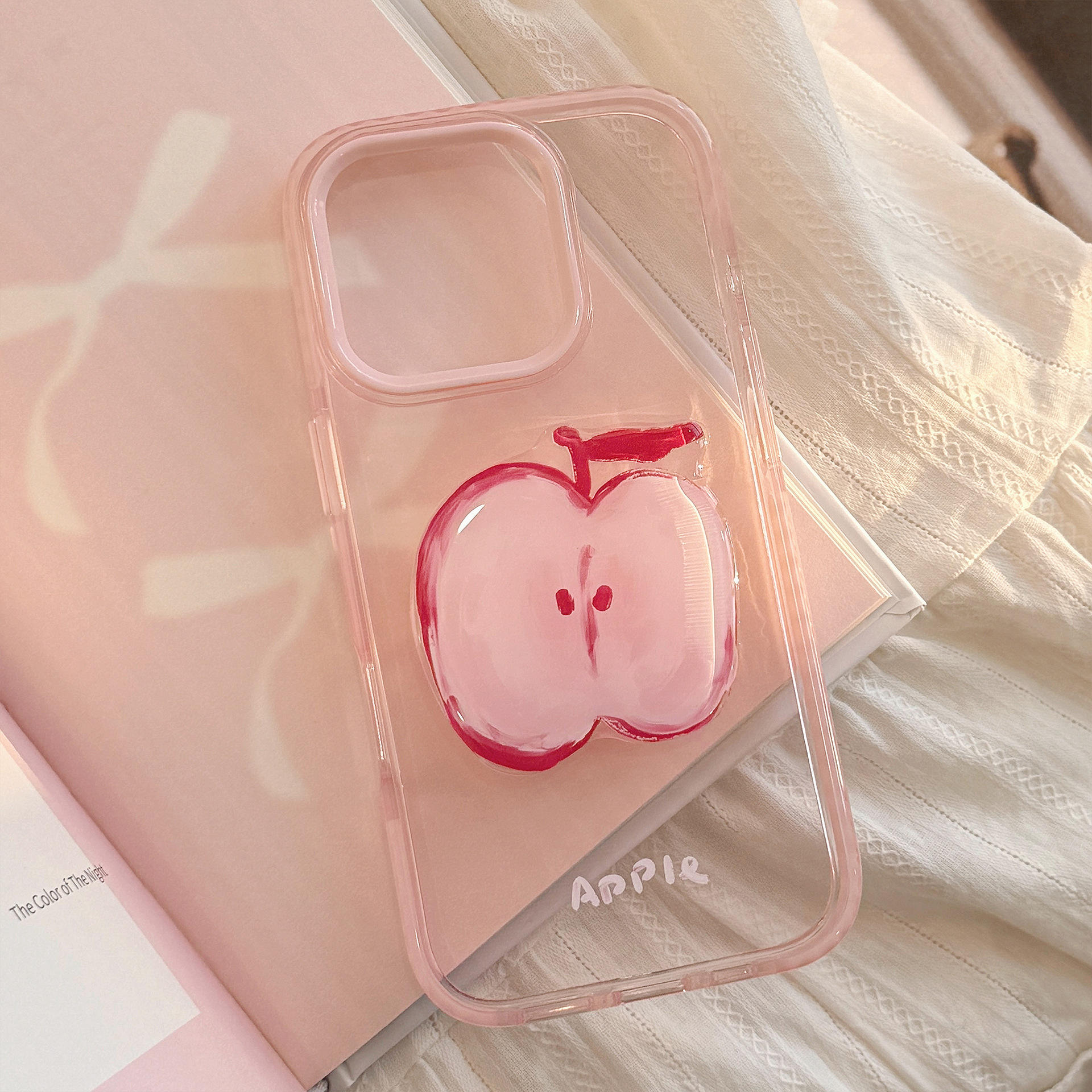 Pink edge 3D powder apple