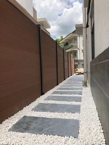 Panneau de clôture moderne en bois et aluminium étanche pour bébé, panneaux de clôture pour bâtiments de jardin, 1.8m - Product Image 6