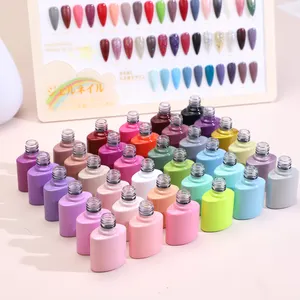 Esmalte de gel Etiqueta privada Venta al por mayor 2880 + Colores Gel de uñas UV Cree su propia marca Esmalte de gel Soak Off Proveedor de uñas sin HEMA