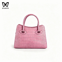 Sac à bandoulière femme grande capacité, cuir de crocodile véritable, design mode luxe, logo personnalisé, vente en gros