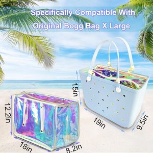 Organisateur de sac pour sac Bogg extra large, accessoires pour sac fourre-tout en caoutchouc imperméable avec fermeture éclair et 7 compartiments séparateurs - Product Image 2