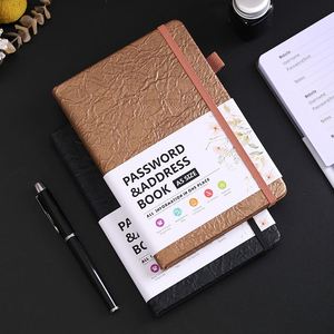 Password Book for Strap <b>Custom</b> PU A4 Notebook with Horizontal Line <b>Diary</b> Plus Logo Creative - Product Image 3