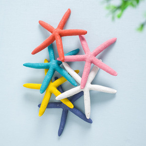 Décoration murale en résine en forme d'étoile de mer, 12 cm, mélange de couleurs, réutilisable, accessoire de toile de fond pour mariage - Product Image 2