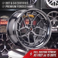 Jantes forgées sur mesure en 3 parties, 18-22 pouces, 5x114.3 5x120, style APEX BBSs, alliage poli pour BMW Mercedes AMG Audi Porsche