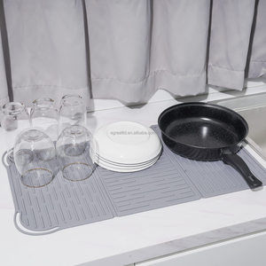 Extra-<b>Large</b> Foldable Compact Easy Storage Silicone Drying <b>Mat</b> for Kitchen Counter Trifold Dish Drying <b>Mat</b> Kitchen <b>Mat</b> - Product Image 4