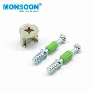 Raccords de cadre décoratifs <span class=keywords><strong>connecteur</strong></span> de joint en plastique <span class=keywords><strong>invisible</strong></span> boulon porte d'armoire support d'étagère 3 en 1 connecteurs d'armoire en bois - Product Image 1