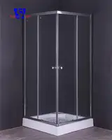90x90x195cm Pentagonal Cheap Shower Enclosures,Gray Glass Shower Enclosure,China Shower Enclosure