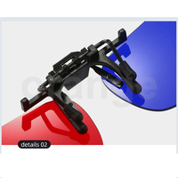 Stereo Rot Blau Brille Kino 3D Brille für Film Computer TV Spezielle 3D-Brille Clip auf Sonnenbrille